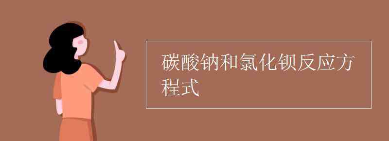 碳酸钠和氯化钡 碳酸钠和氯化钡反应方程式