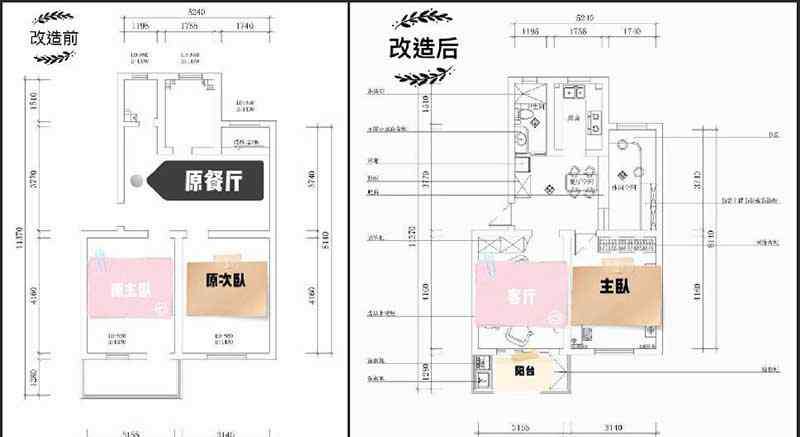 客厅改卧室 卧室改客厅，瞬间大一倍！