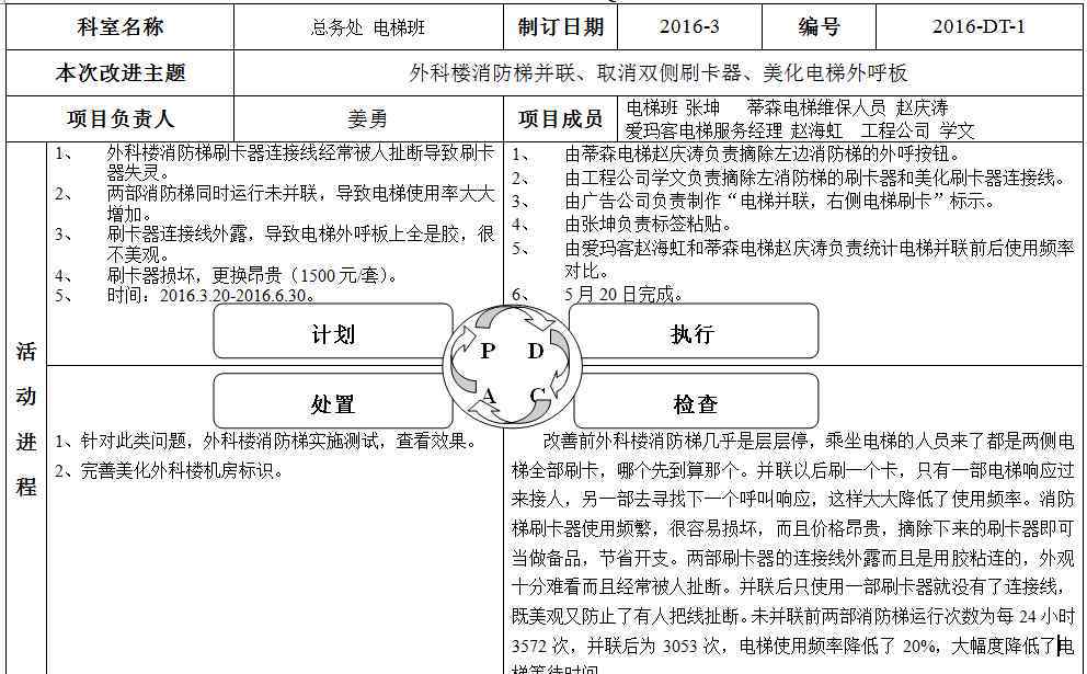 电梯维保单位管理服务平台 “互联网＋”让这家医院后勤电梯服务实现了精细化管理