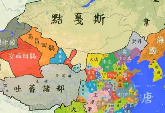唐朝版图 通过地图看唐朝版图变迁，一个庞大的帝国，最后竟然被肢解！