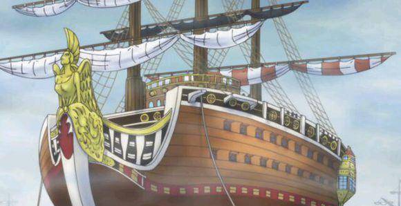 海贼王中最霸气的海贼船 白胡子的莫比迪克号只能排第三