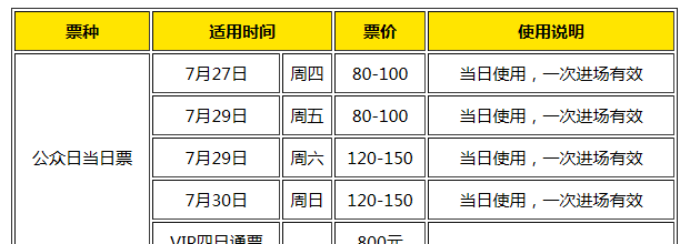 2017ChinaJoy门票价格、时间表及攻略