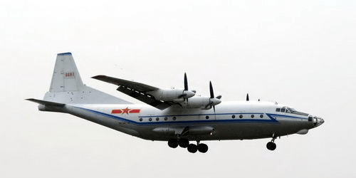 中国空军运8运输机