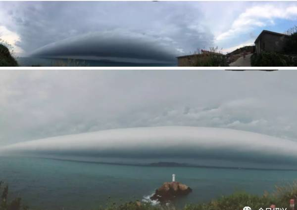 浙江惊现“世界10大奇云”之一的“滚轴云”！绍兴惊现筋斗云？