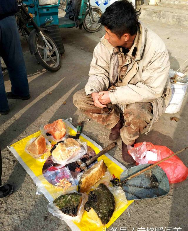 农村大集商贩出售野生石蜜 由100元一斤降至35元一斤 仍无人问津