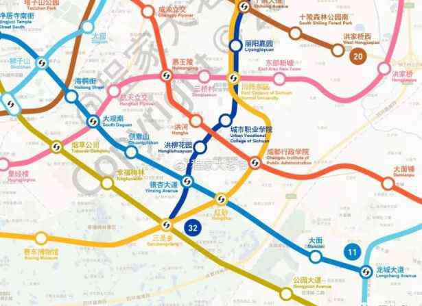 成都2030年地铁规划图成都地铁2050新规划解读