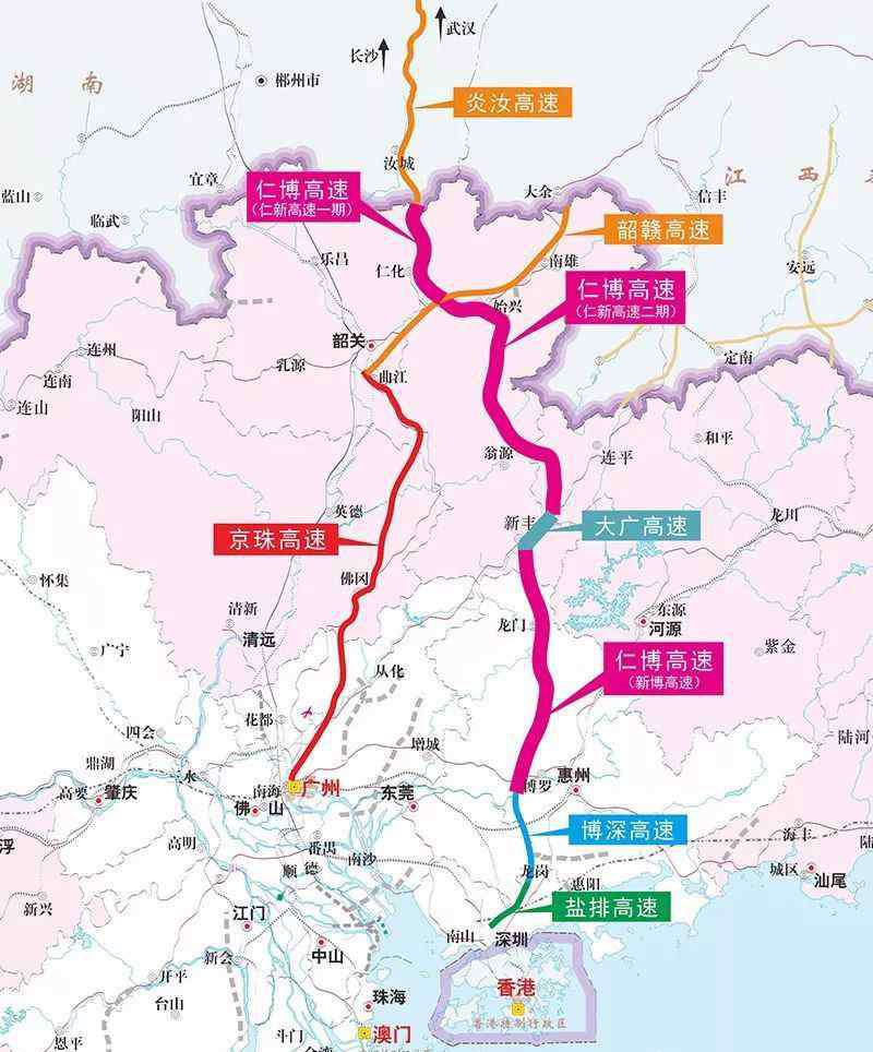 炎汝高速公路 仁新高速28日通车，广州到韶关翁源仅需2小时