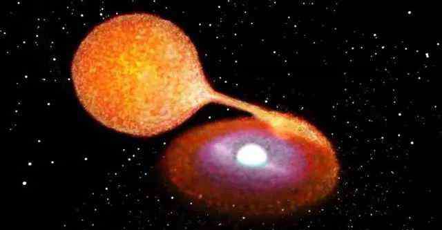 星系爆炸 星系爆炸比太阳亮100万倍，400万光年处有一个