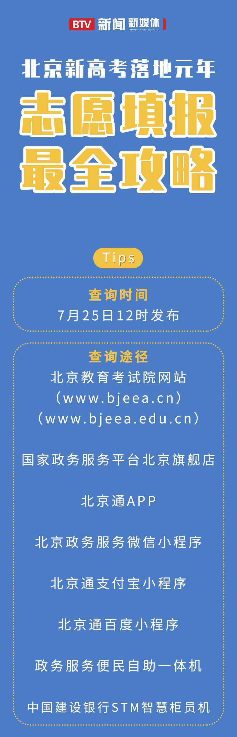 北京高考志愿填报 北京新高考落地元年志愿填报最全攻略！