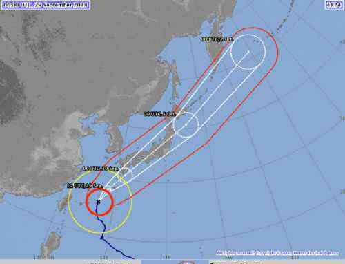 台风谭美 2018年潭美台风最新消息路径图：登陆时间地点更新