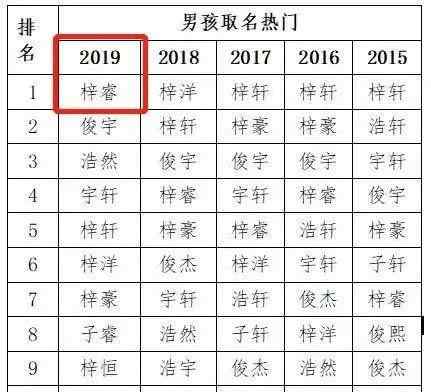 2020新生儿爆款名字出炉 霸榜5年的是它！网友脑补了一出偶像剧