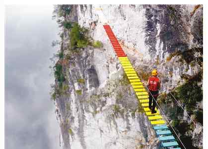 云阳龙缸 云阳龙缸景区又一个高空体验项目明年初开放