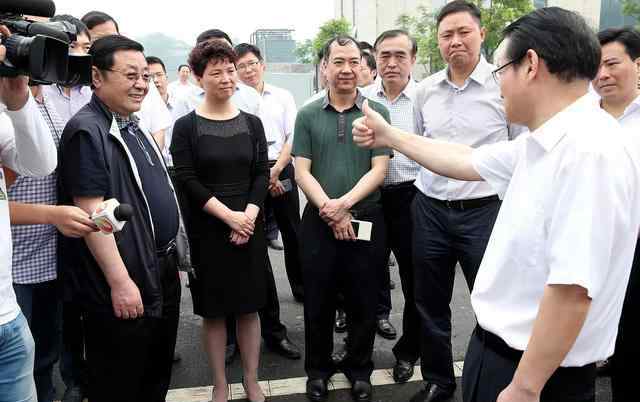 胡衡华 易炼红、胡衡华视察长沙湘江玖号项目