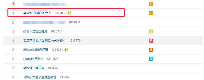 李佳琦微博 “李佳琦直播不卖人”登热搜榜首，原来他带不动的货是“男朋友”