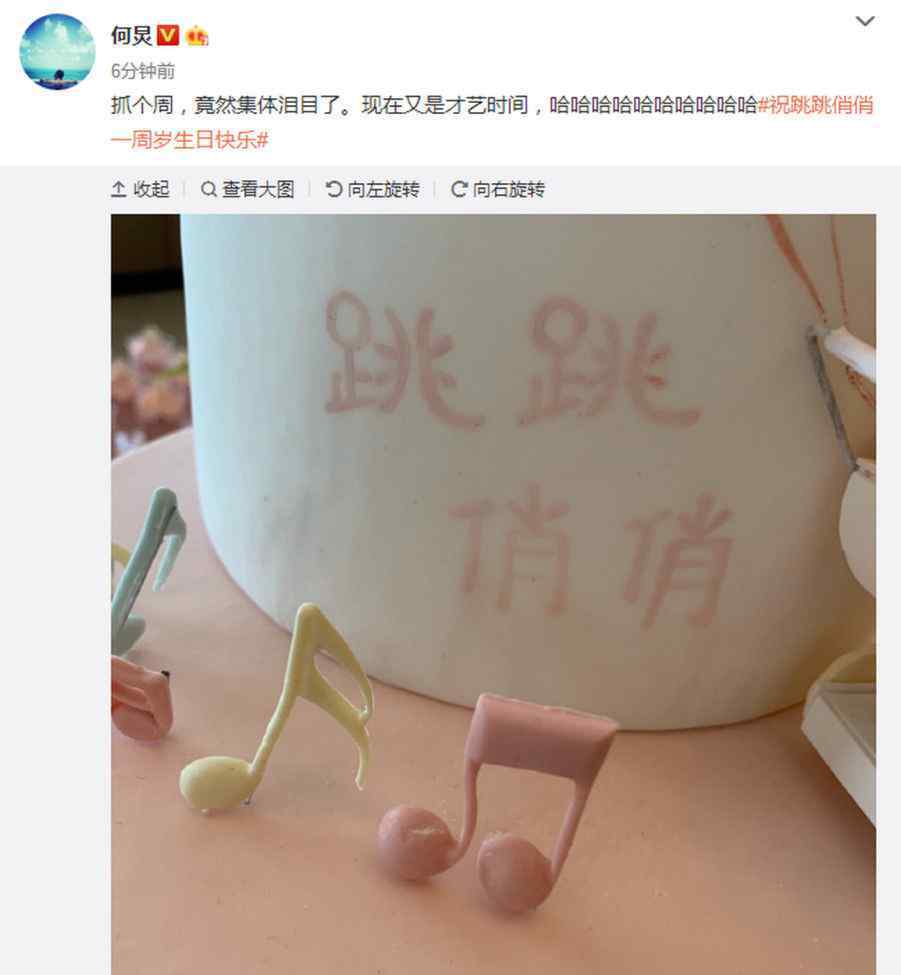 张杰的双胞胎女孩图片 谢娜张杰家的双胞胎女儿1岁了 何炅透露两宝贝很有才艺