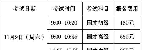 国才考试官网 2019年下半年国才考试报名通知