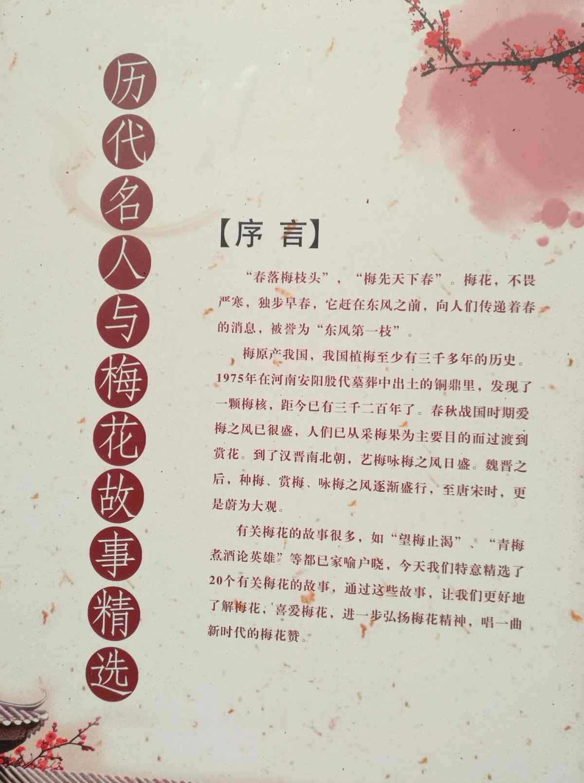 与梅花有关的古诗 历代名人与梅花的故事精选