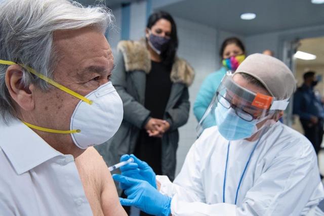 联合国秘书长接种第一剂新冠疫苗 事件的真相是什么？