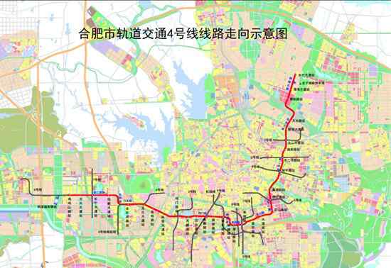 四号线站点 合肥地铁4号线金寨路站等站点有调整 巢湖路站位置首亮相