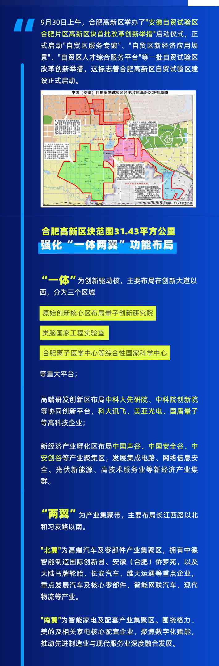 合肥自贸区 安徽自贸区试验区来了！合肥高新区自贸试验区建设正式启动