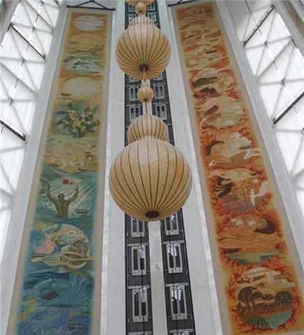 艺术挂毯 世界最大的挂毯——《渊·源》艺术挂毯