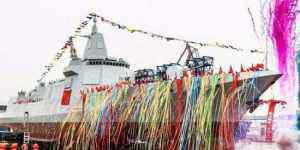 中美对抗 中国海军8艘055舰接连下水后 美造新军舰对抗