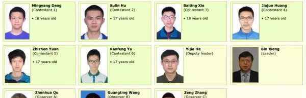 中国奥数网 奥数大赛中国夺冠，这6名少年真长脸！这些题目你会不会做？