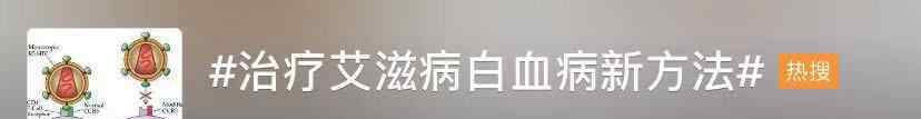 第一例艾滋病治愈 世界首例！治疗艾滋病白血病的新方法上热搜！他却看不到了……