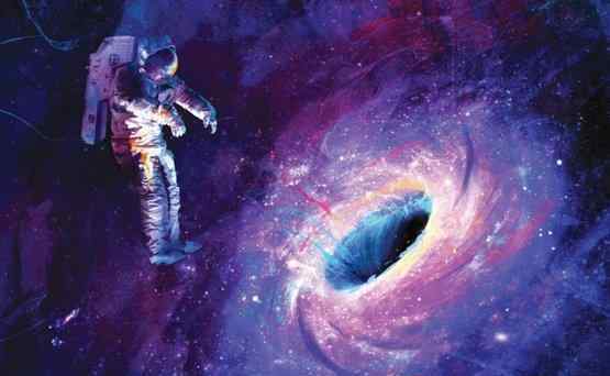 二名宇航员被吸入黑洞被吸入黑洞后会进入另一个宇宙