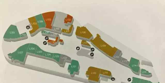 店铺平面图 从50张商场平面图，看购物中心的动线规划