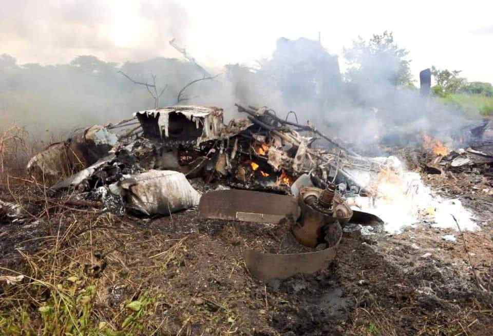 南苏丹飞机坠毁 至少17人丧生
