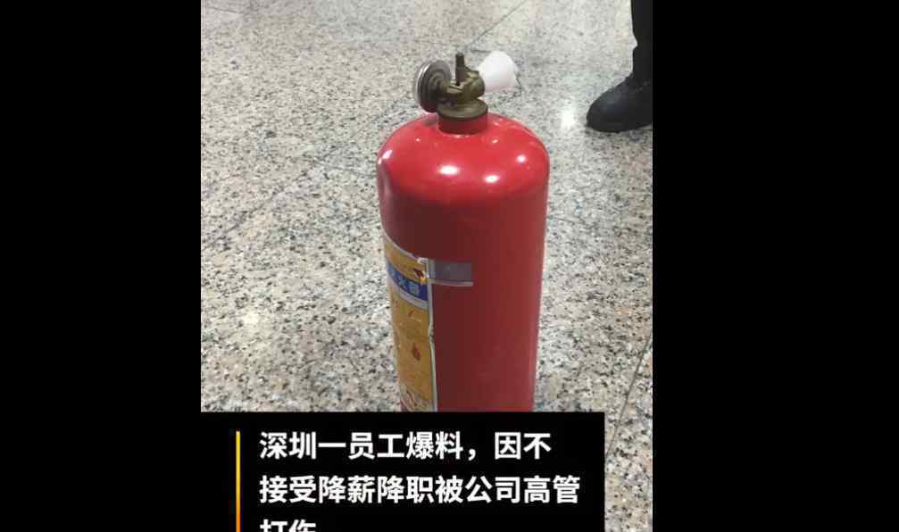 员工称不接受降薪被高管打伤