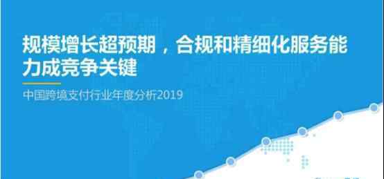 跨境支付 《2019中国跨境支付行业年度分析》发布