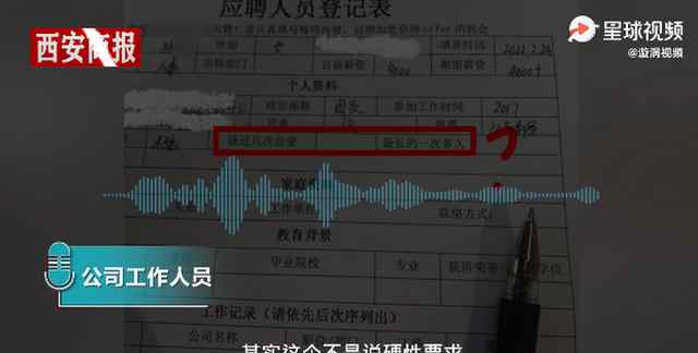 女子应聘人事被要求写恋爱经历 回应：考察情商 究竟发生了什么?