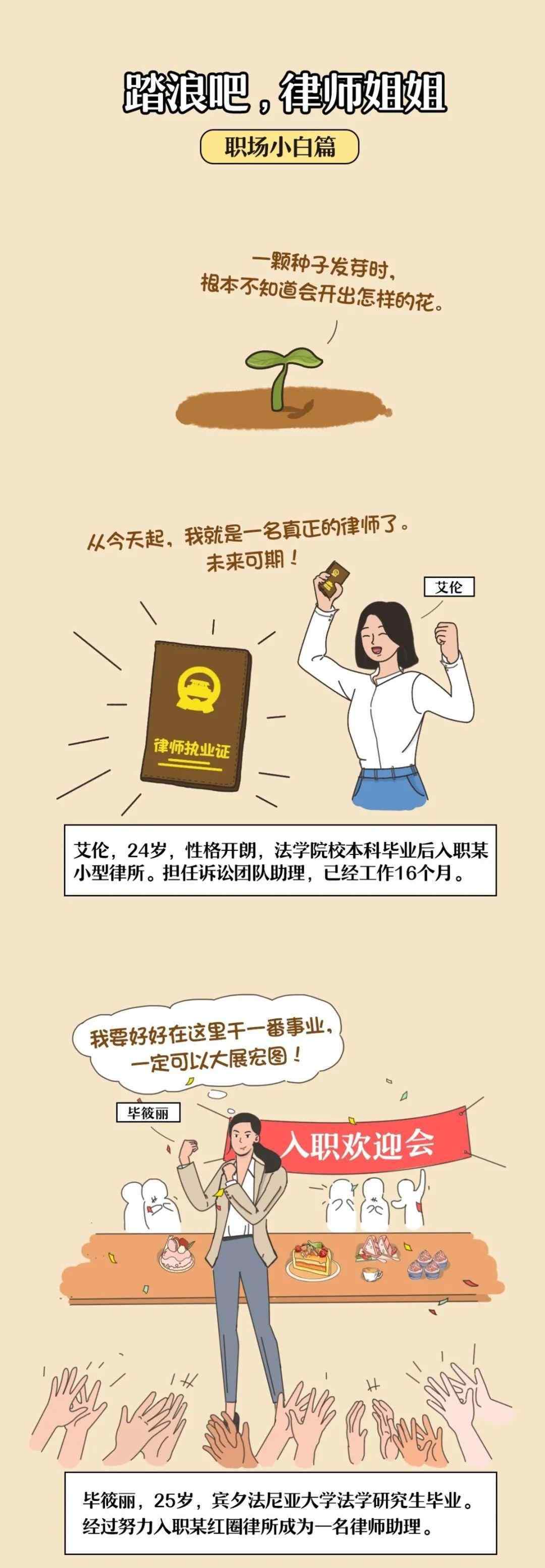 律师姐 初入职场，律师姐姐一样乘风破浪