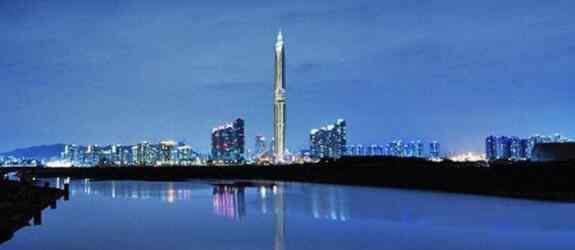 韩国最高建筑 韩国第一高楼，无尽大楼高492米