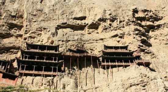 倒悬空寺 世界上最危险的寺庙，倒悬空寺建在悬崖上