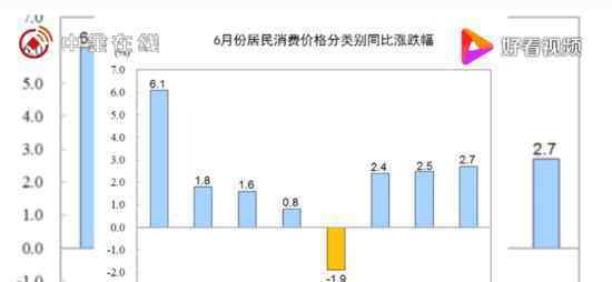 中国6月CPI同比上涨2.5% 没有对比就没有伤害
