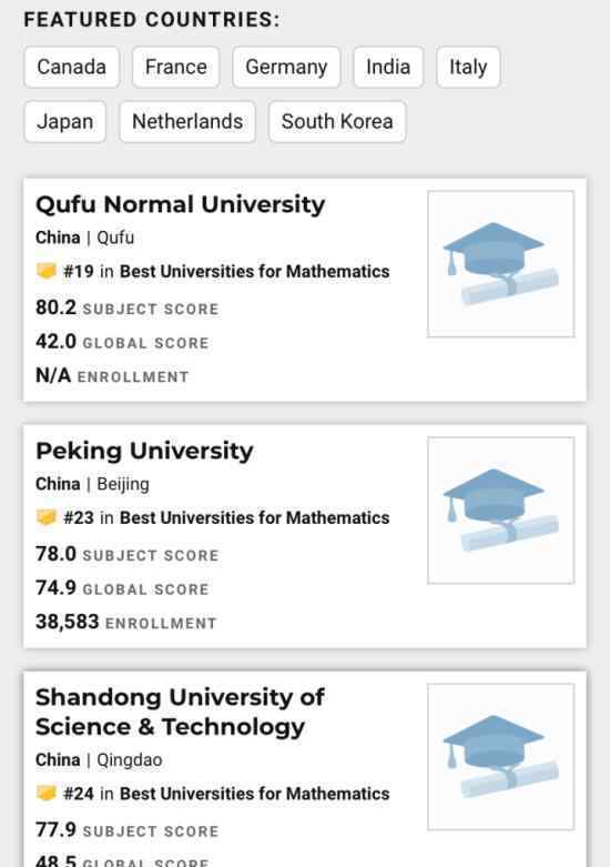 曲阜师范大学排名超北大 曲阜师范大学简介曝光