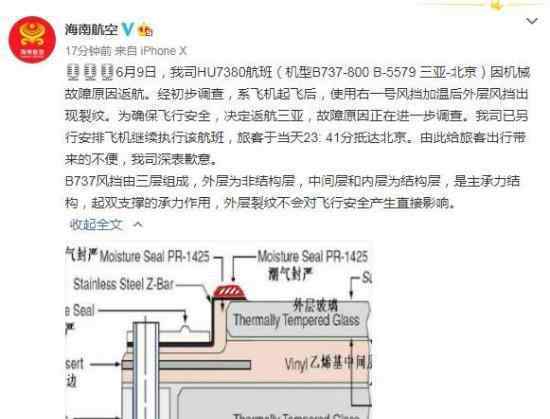 海航回应HU7380航班返航 具体如何回应的