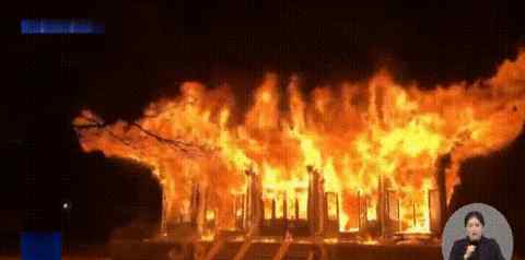 韩国千年古寺遭僧人纵火 整座宝殿被烧光 网友直呼心痛