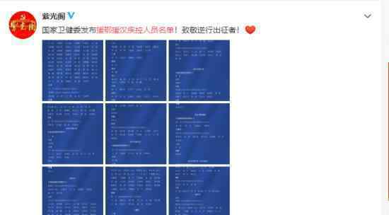 卫健委发布援鄂援汉疾控人员名单 向逆行出征者学习