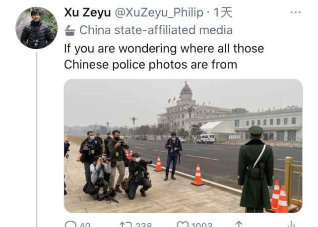实锤！西方媒体报道中国两会加“灰黑滤镜” 被国社记者抓了现行