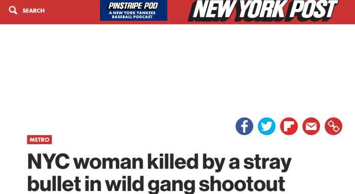 致一人死亡！纽约街头发生枪战 目击者: 枪声太大 就听到砰砰砰砰