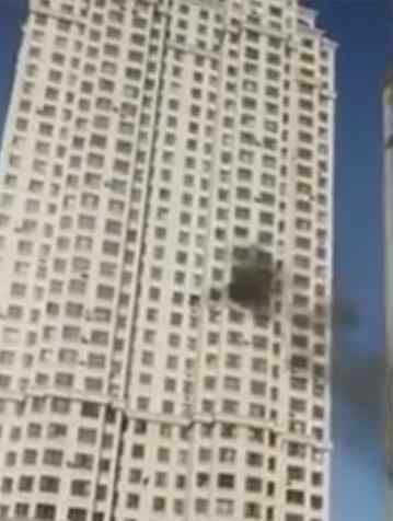 哈尔滨住宅爆炸 一男子直接被炸飞坠地身亡
