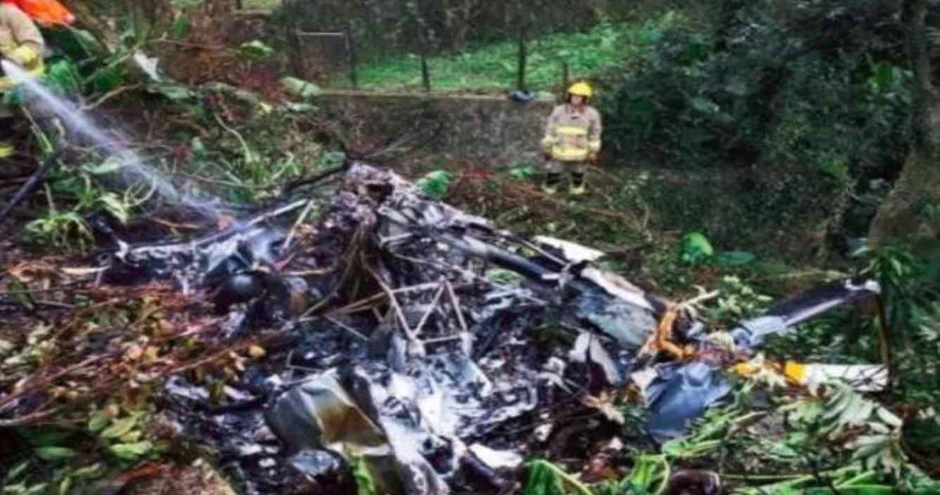 香港一架直升机坠毁致1死 死者身份不明
