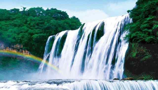 黄果树瀑布变身彩虹瀑布 真相原来是这样！