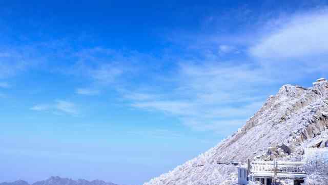 秦岭太白山雪后雾凇美景 浪漫唯美仿佛置身冰雪童话世界