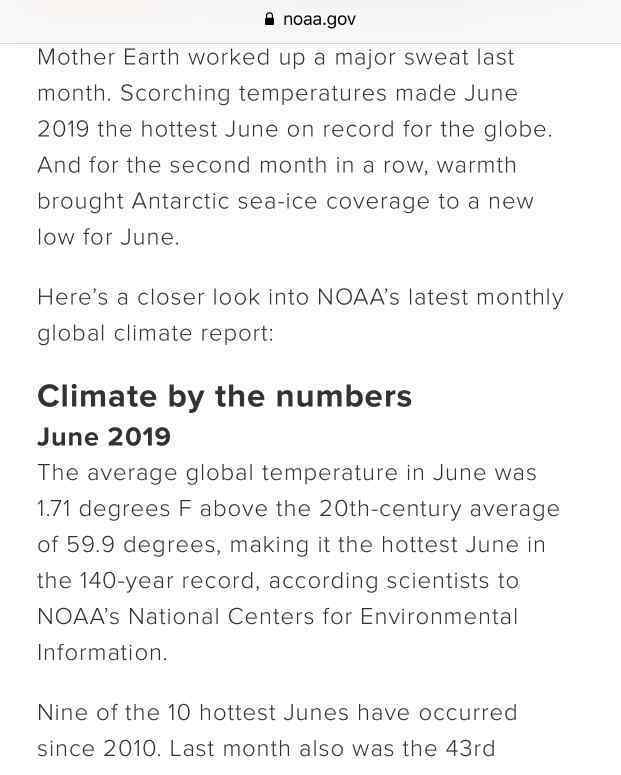 全球史上最热月份 具体是啥情况?
