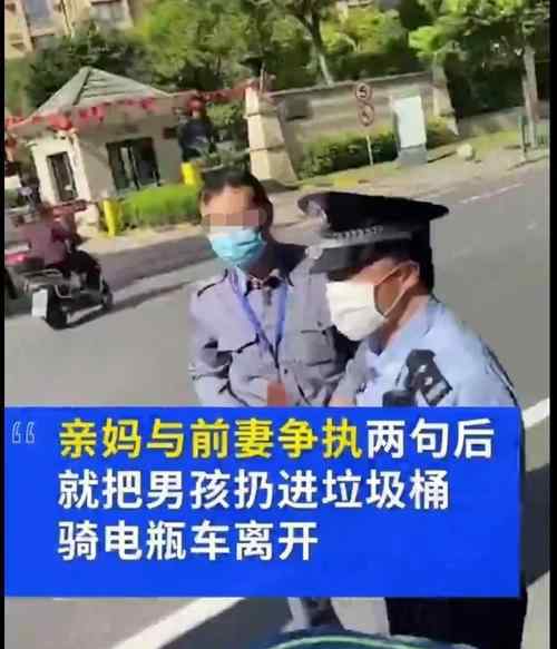 亲妈将两岁儿子当街扔进垃圾桶 还原事件始末